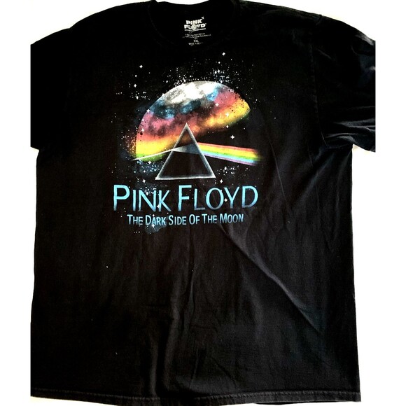 Pink Floyd Dark Side Of The Moon Prism Size XXL Men’s Black T Shirt Band Tee - Picture 1 of 3